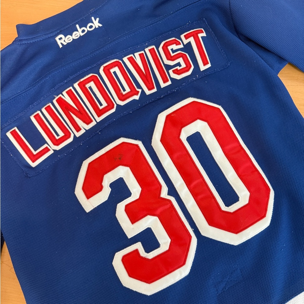 Youth Rangers Hockey Jerseys - #30 Heinrik Lundqvist